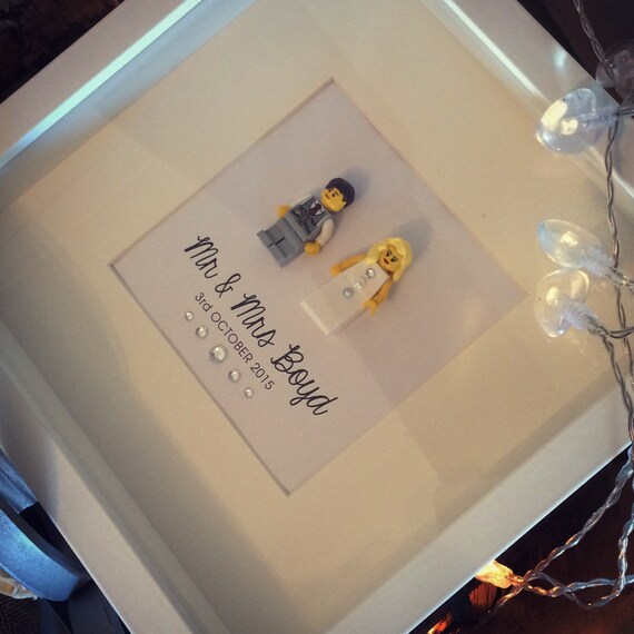 personalised lego bride and groom