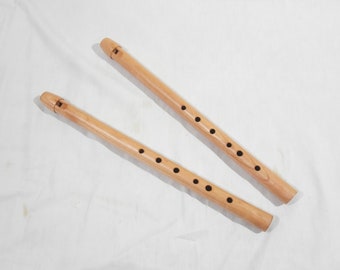 Wooden tin whistle, wooden flute in Bb - professional wooden flute - plum