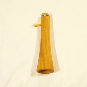 Kazoo en bois mirliton membrafon whislte fait main facile à utiliser image 7
