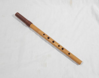 Wooden tin whistle, Shepherd's  flute in "A" - tunable, professional