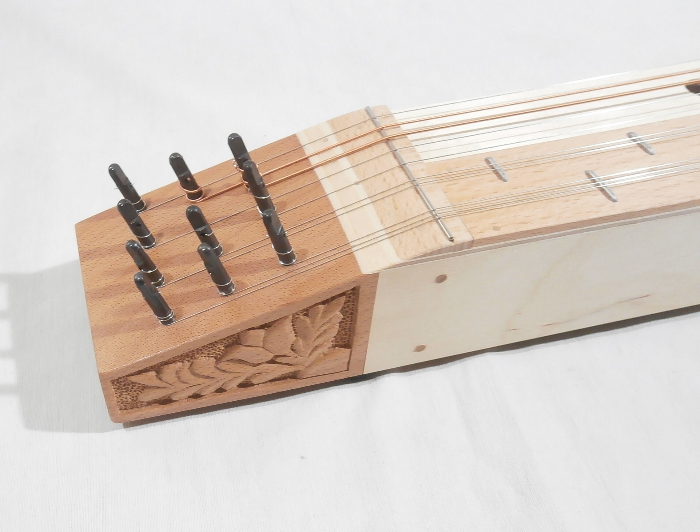 Zither Citera Hungarian Dulcimer in C Carved Ornament Etsy UK