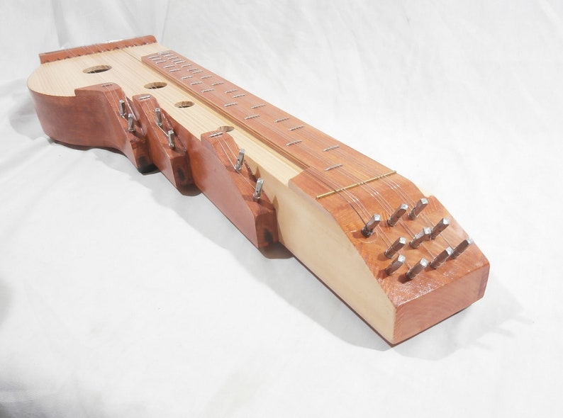 Zither Citera Hungarian Dulcimer in C stringed folk instrument 15 string image 9