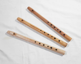 Wooden tin whistle, wooden irish whistle in "D"