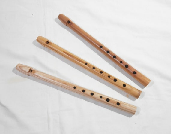 Wooden Tin Whistle, Wooden Irish Whistle in d 