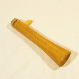 Kazoo en bois mirliton membrafon whislte fait main facile à utiliser image 2