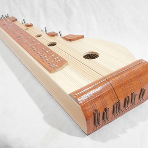 Zither Citera Hungarian Dulcimer in C stringed folk instrument 15 string image 7