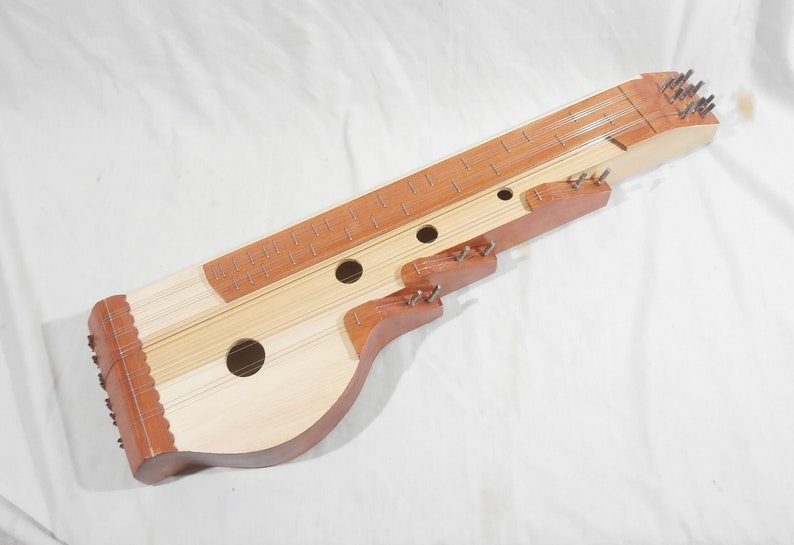 Zither Citera Hungarian Dulcimer in C stringed folk instrument 15 string image 2