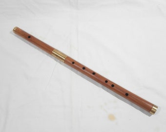 Renaissance Flute, 6 hole transverse flute in "low F" - plum, tunable