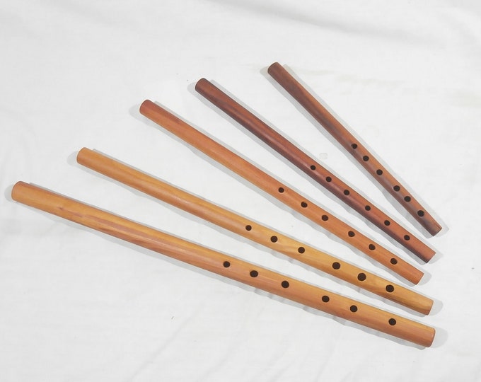 Transylvanian Folk Flute: Hardwood Romanian/Hungarian Wind Instrument