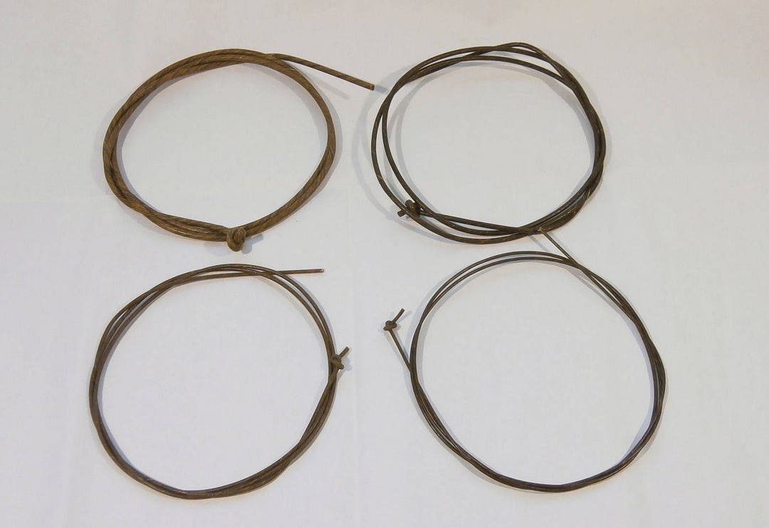 Double Bass Gut String Handmade, Sheep Gut, One Layer Varnish E,A,D,G