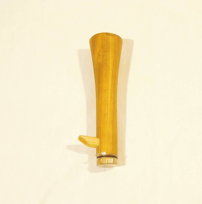 Kazoo en bois mirliton membrafon whislte fait main facile à utiliser image 8