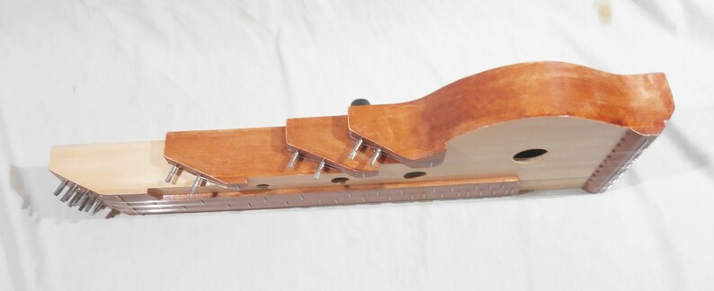 Zither Citera Hungarian Dulcimer in C stringed folk instrument 15 string image 4