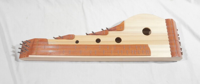 Zither Citera Hungarian Dulcimer in C stringed folk instrument 15 string image 3