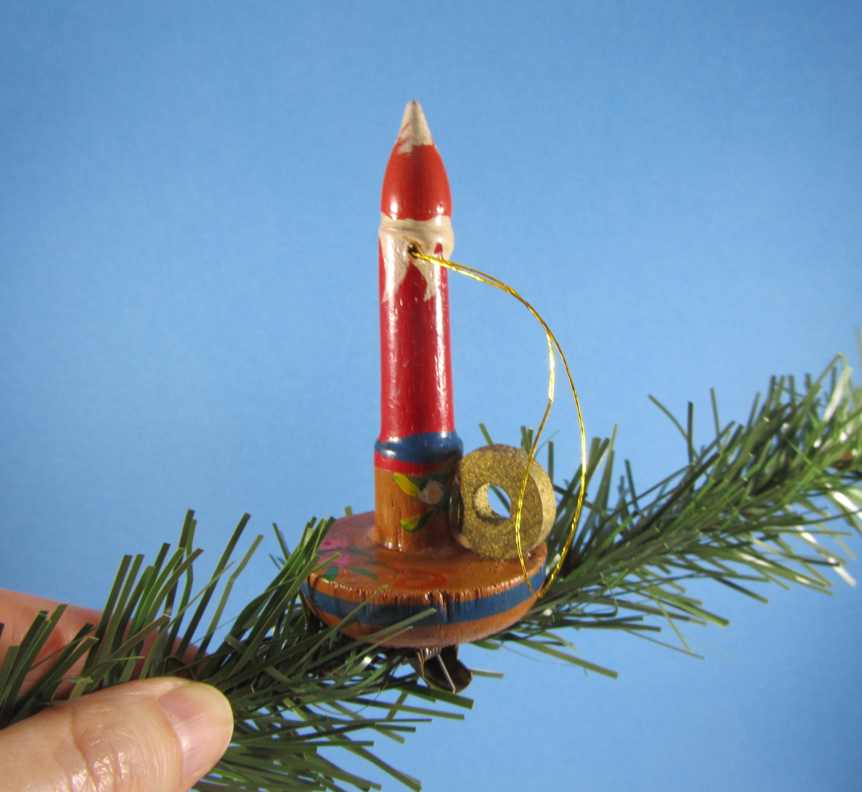 Vintage Clip on Candle Ornaments - Etsy