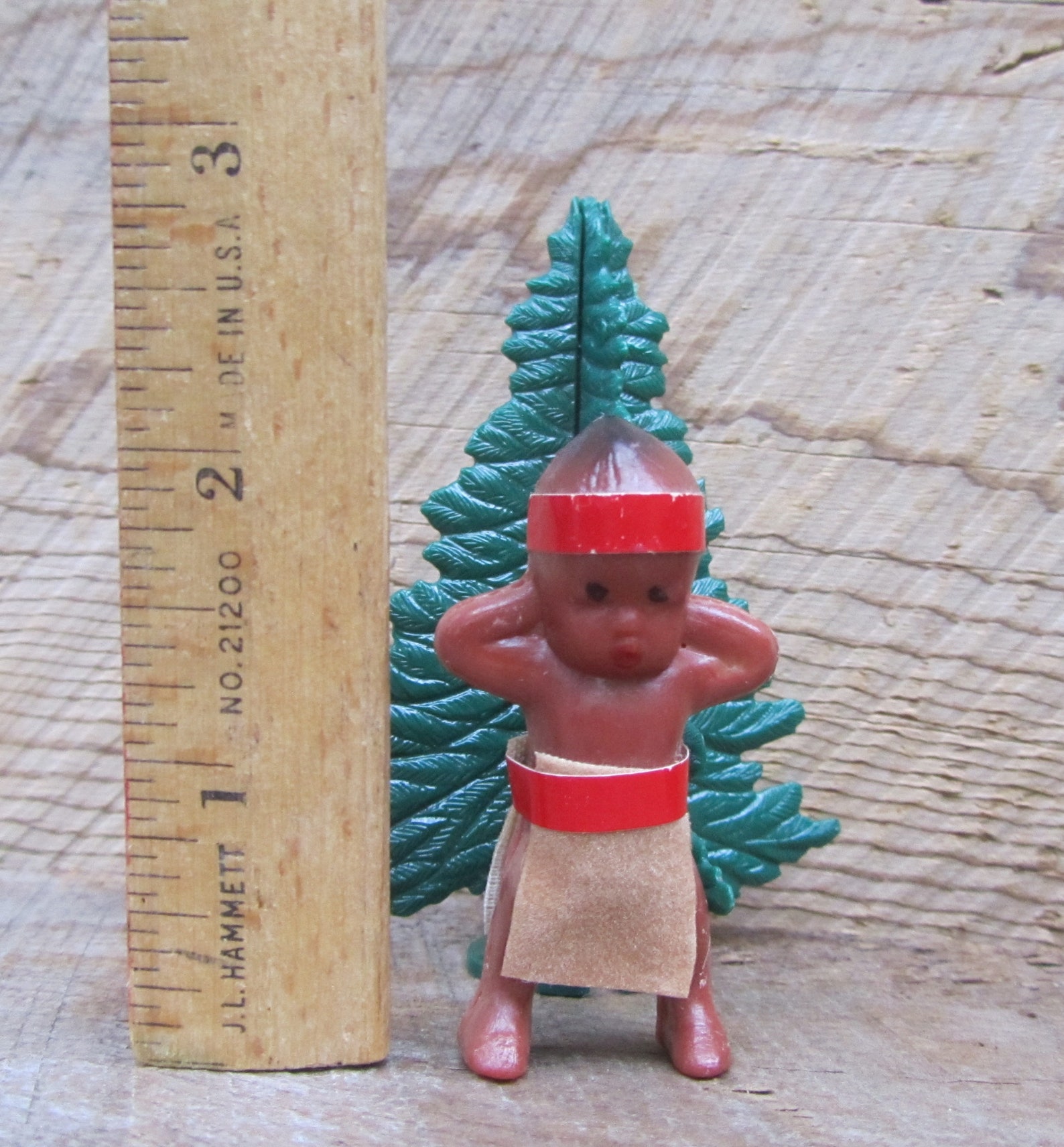 Miniature Native American Doll Figure Plastic Boy Vintage Hong Etsy