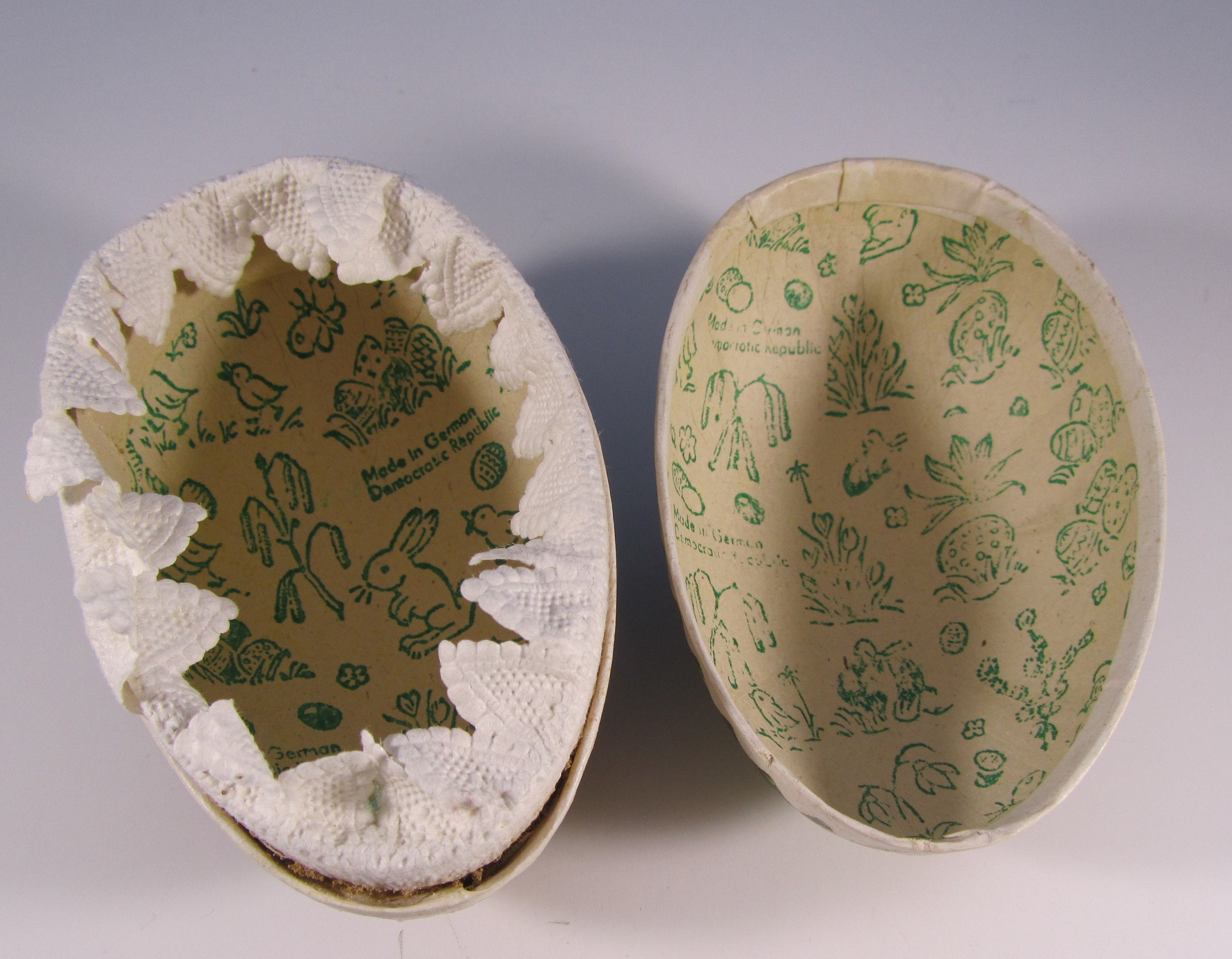 Vintage Cardboard Egg Candy Container Funny Anthropomorphic Etsy