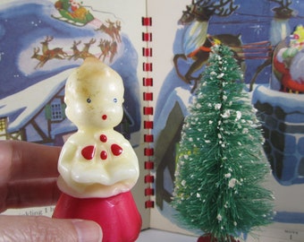 Choir Boy Candle Gurley Christmas Novelty Decoration Distressed Condition