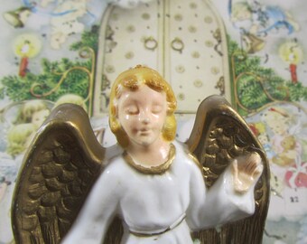 Angel Cake Topper Vintage Christmas Craft Figure