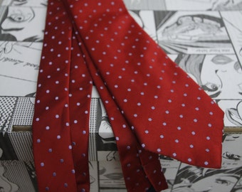 Real Vintage Red Dotted Tie