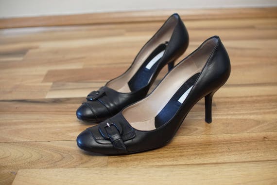 Pollini 100% Original Vintage Black Heels Woman S… - image 5