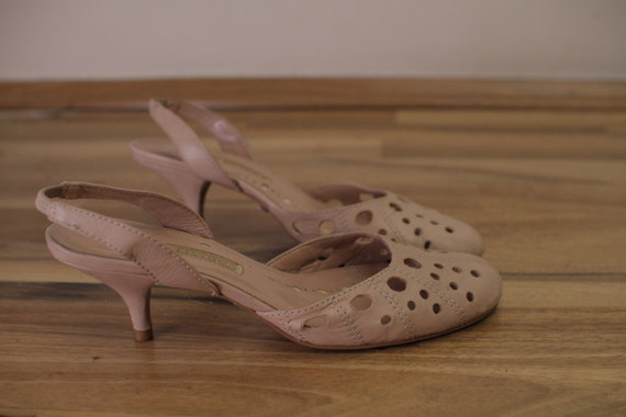 baby pink pumps