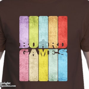 Board Games - The Long Game Men's / Unisex T-shirts | shirts for board game and tabletop gamer geeks, game night shirts and gift ideas