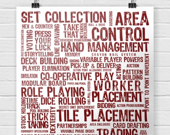 board game art etsy