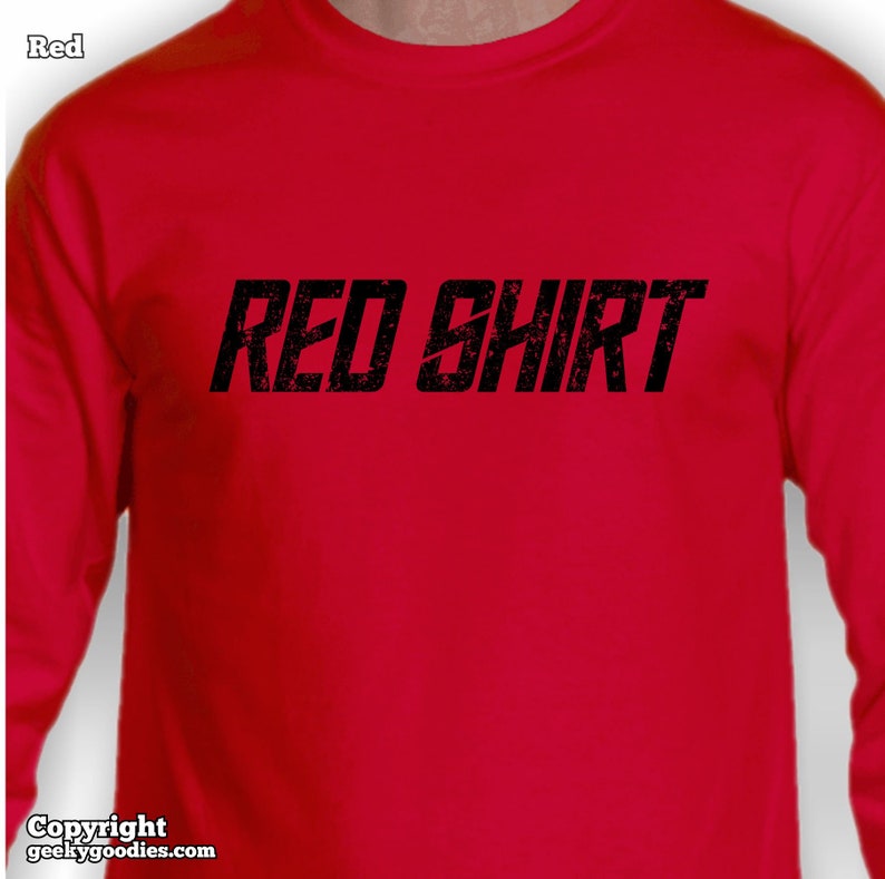 Red Shirt Unisex Long Sleeve Shirts Long Sleeve Shirts for Geeks of All