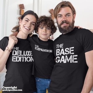 The Base Game Mens/Unisex - Matching Board Game Family T-shirts | board game family series tshirts | matching tees for the whole family