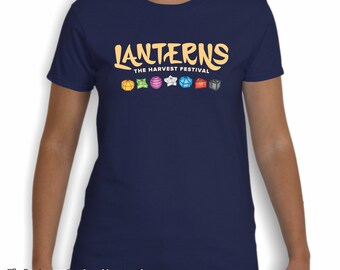 Lanterns: The Harvest Festival Women's T-shirts | shirts for board game geeks and tabletop gamers | Foxtrot Games board gaming t-shirts