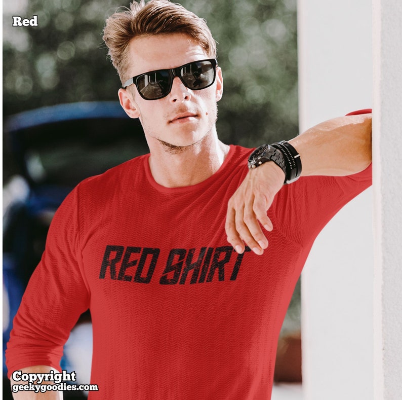 Red Shirt Unisex Long Sleeve Shirts Long Sleeve Shirts for Geeks of All