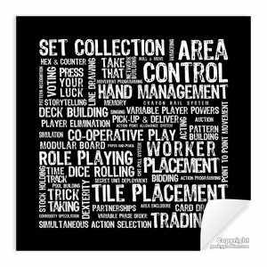 Board Game Mechanics Poster | Tabletop and Strategy Gaming Art & Decor ...