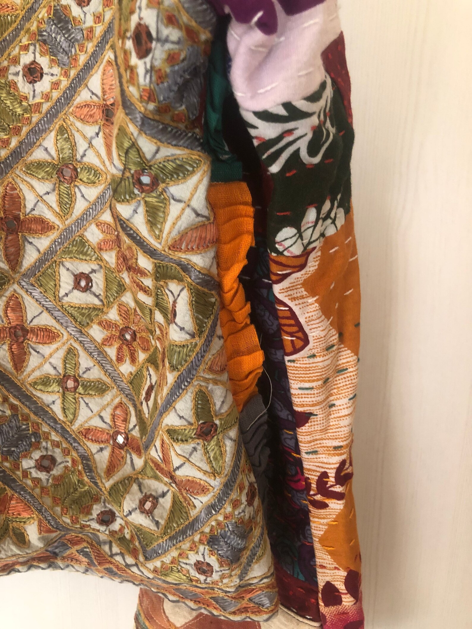 Kotsa Medium size Handmade Short Kantha Jacket in Intricate | Etsy