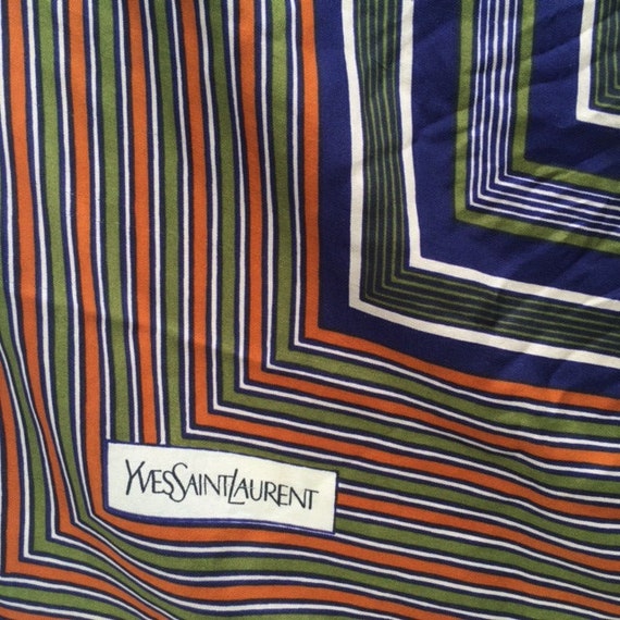 1970's /1980's Yves Saint Laurent Silk Scarf