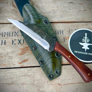 Forged Medium Seax- Dark Osage