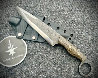 Forged Tactical Ringed Fighter- Subdued Micarta