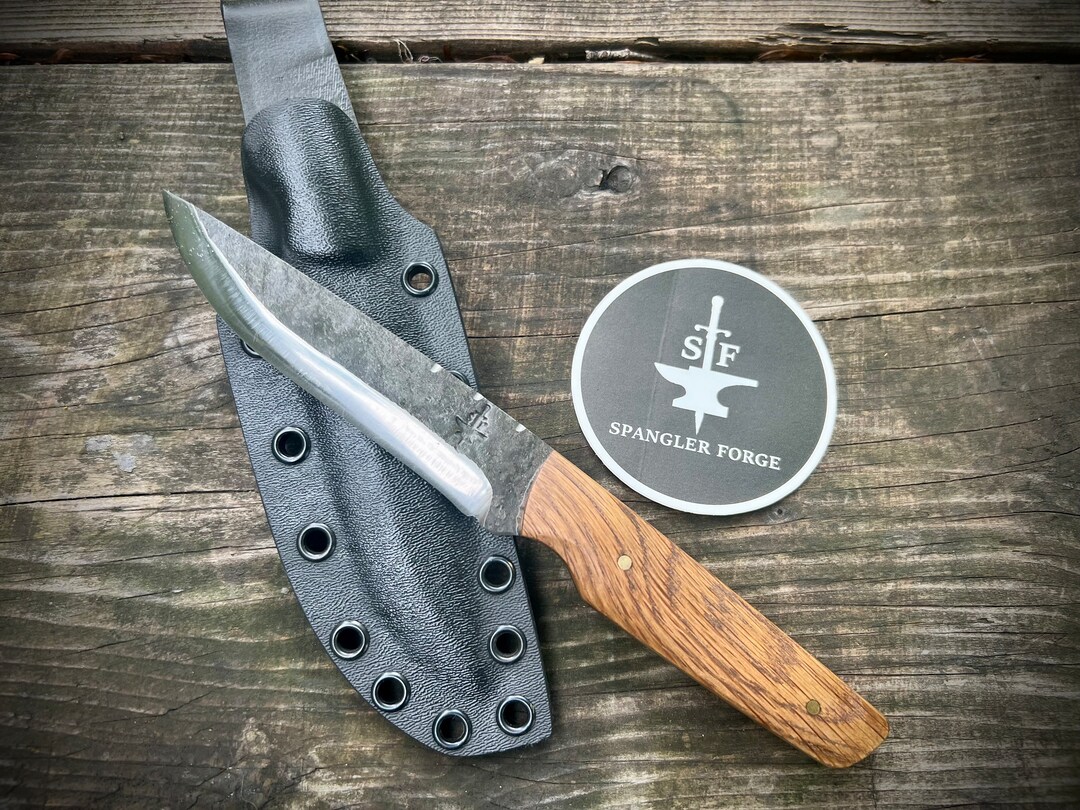 Bushcraft Belt Knife White Oak Etsy