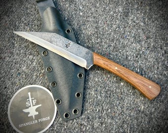 Forged Heavy Seax- Black Walnut