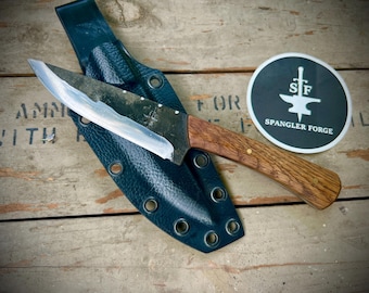 Forged Belt knife- White Oak
