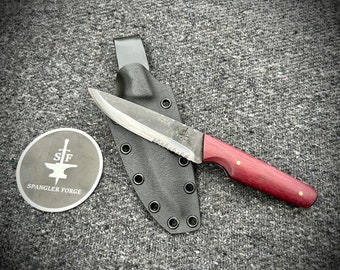 Bushcraft Belt Knife- Purple Heart