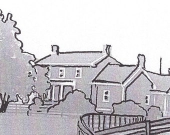 Horse Farm Coloring Page