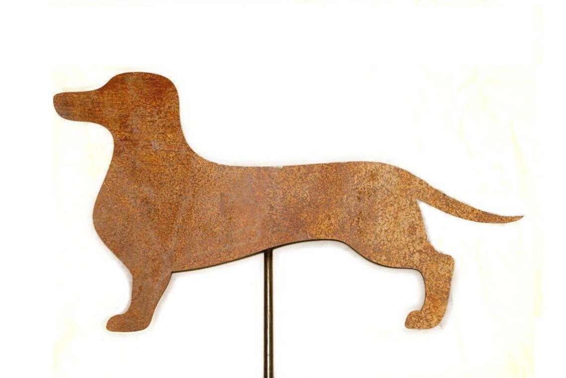 Metal Dachshund Yard/Garden Dog Art cute Etsy