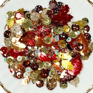 Sequin Mix &quot;Autumn&quot; | Crafting Scrapbooking Embellishments Sequins