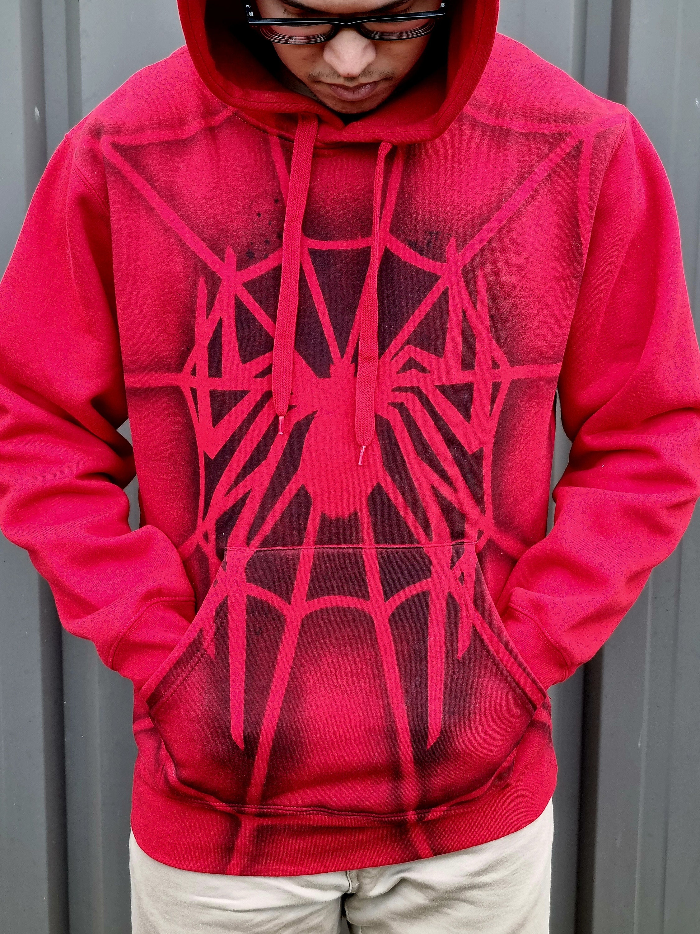 Sweat avec cagoule Spiderman™ adulte : Deguise-toi, achat de