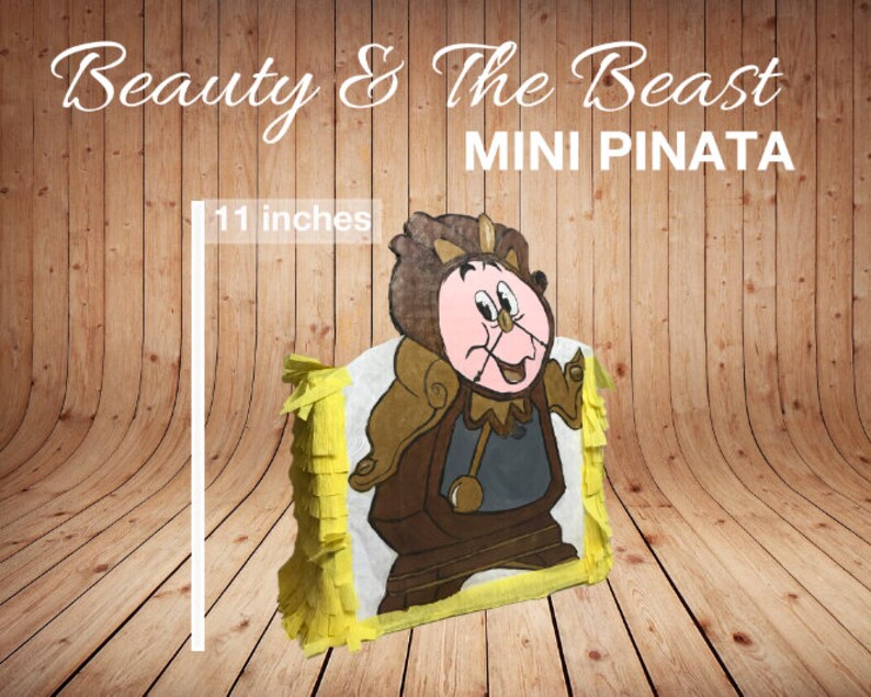 Beauty and the Beast 11 inch Mini Pinata image 1