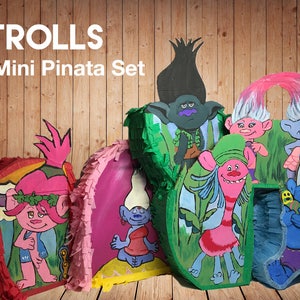 Trolls Mini Pinata Set