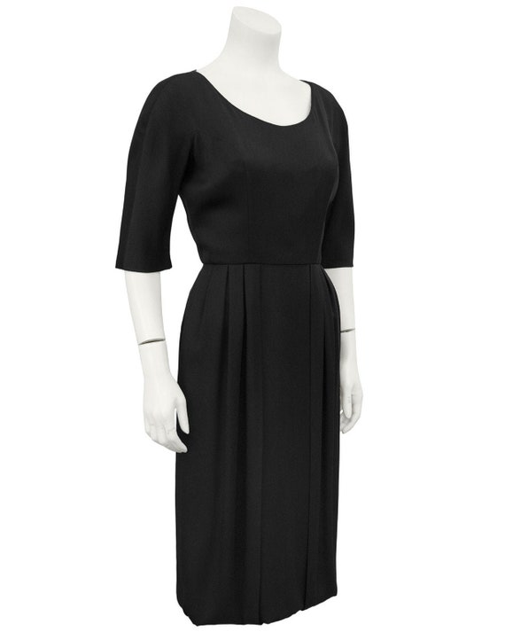 1950s Helen Rose Black Cocktail Dress