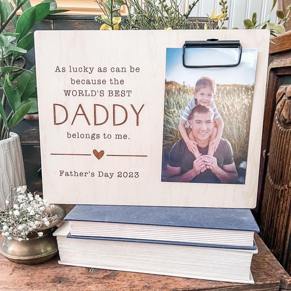 2024 Personalized Father’s Day Gift, Custom Picture Frame | Sentimental Gift | Gift For Dad | Happy Father’s Day | Picture Frame