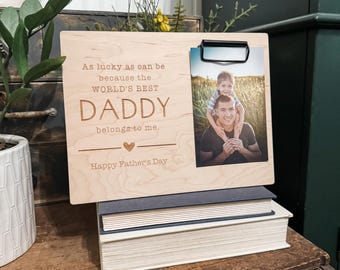 Personalized Father’s Day Gift, Custom Picture Frame | Sentimental Gift | Gift For Dad | Happy Father’s Day | Picture Frame
