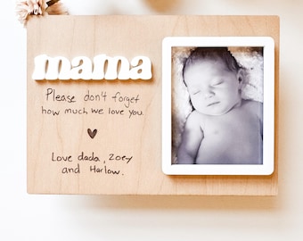 Custom Handwritten Mother's Day Gift Frame Magnet | Custom Picture Frame | Sentimental Gift | Gift For Mom | Mother's Day